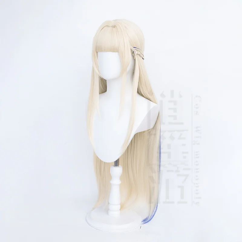 블루 아카이브 토노모리 아스마 버니 걸 코스프레 가발 시뮬레이션 두피 탑 할로윈 선물