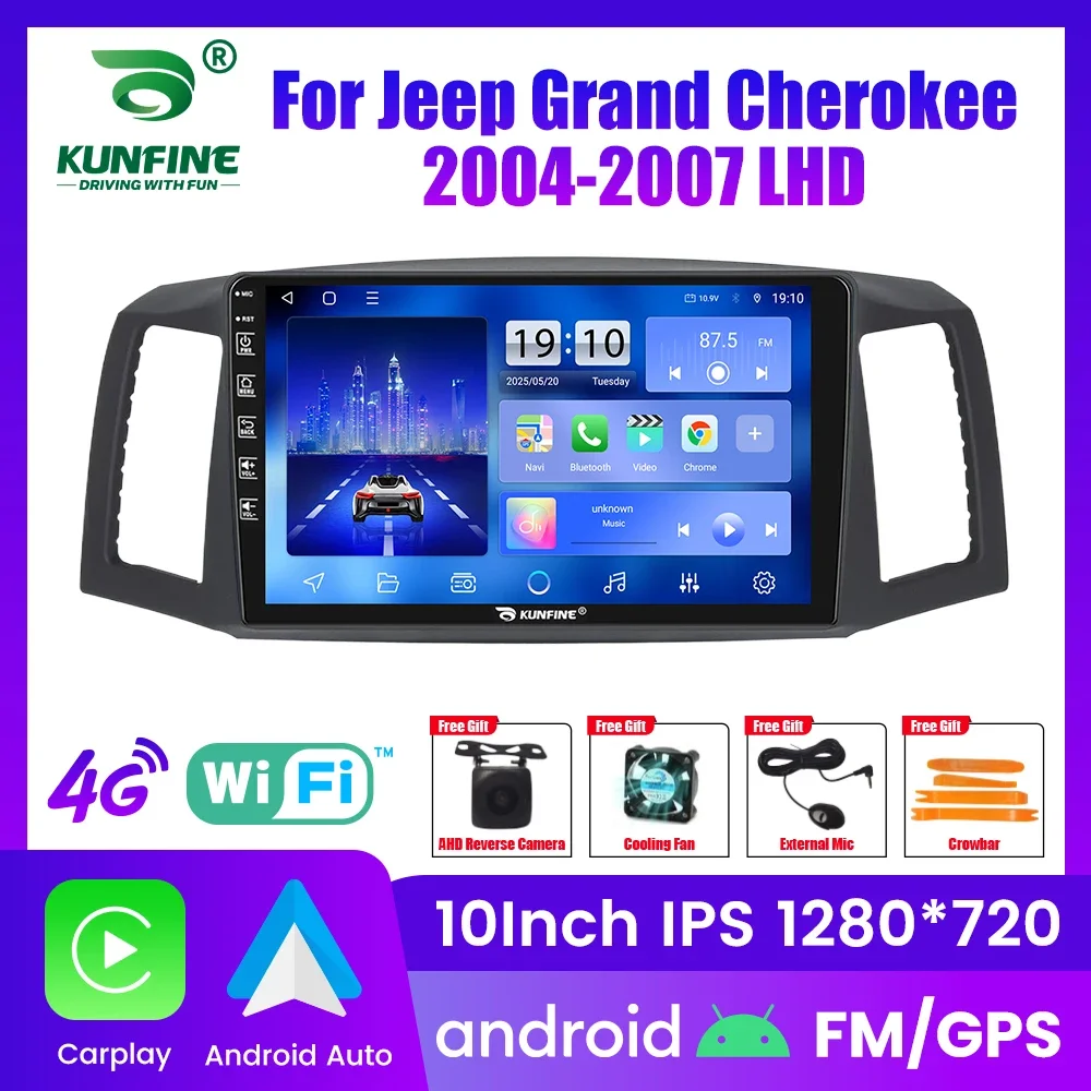 

Автомагнитола Android для Grand Cherokee 2004-2007, 2DIN, 8-ядерный процессор, GPS-навигация, IPS-экран, поддержка CarPlay и Android Auto