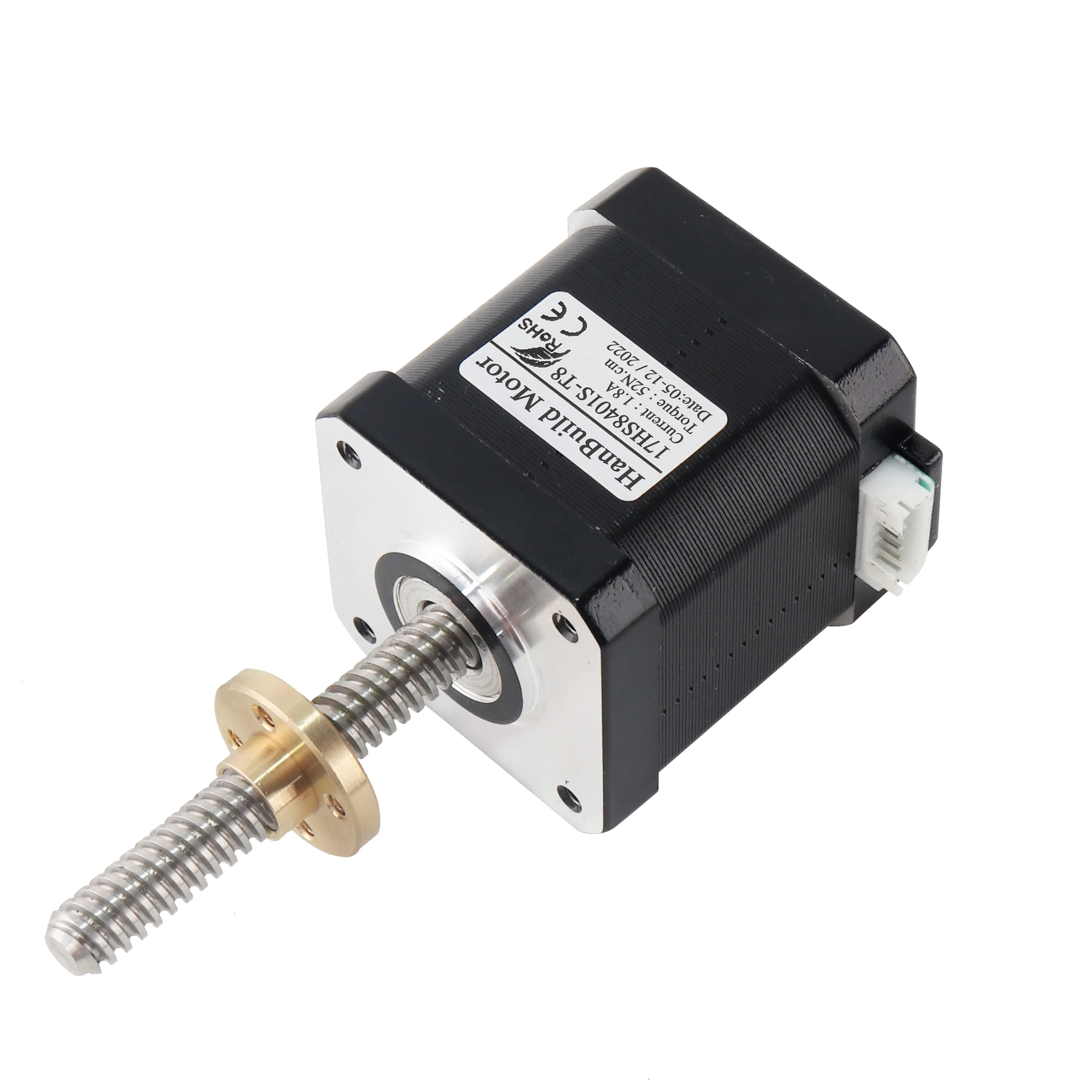 

Screw L100-500mm Free shpping nema17 stepper motor 17HS8401S-T8 lead screw 2/4/8mm mill cut cnc engraving machine for 3D printer