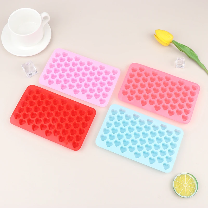 1Pc Little Love Heart Silicone Mold Can Forms For Candle Making Kit DIY Heart Mousse Cake Chocolate Baking Mould Party Gifts