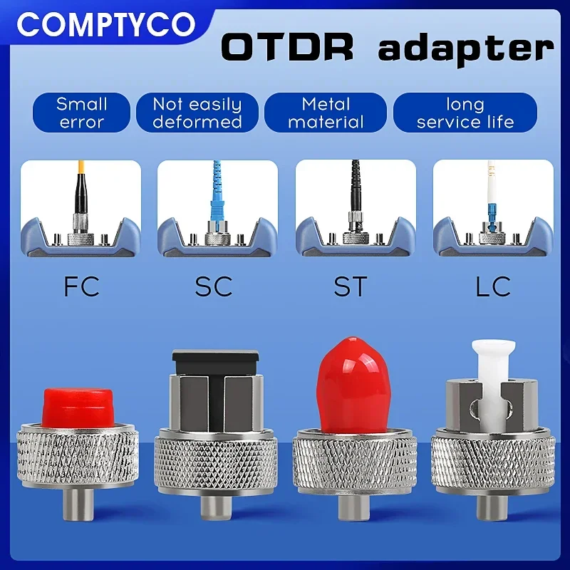 FC ST SC LC Adaptor OTDR Transfer Connector  OTDR Fiber Optic Connector for Optical Time Domain Reflectometer Fiber Adapter