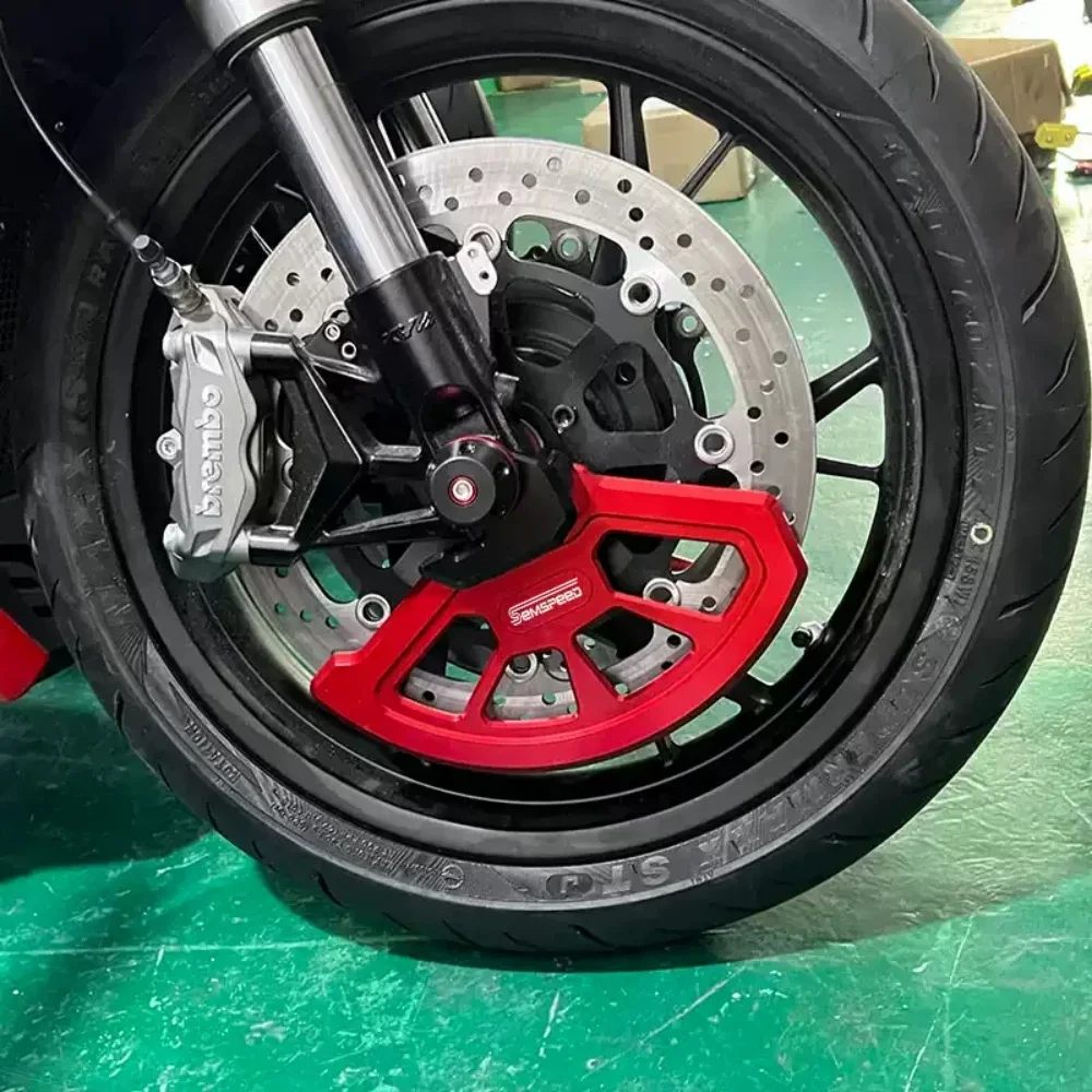 【Precise Fit】FOR QJMOTOR SRK6OORR Modification: High-Quality Front Brake Disc Protector Parts