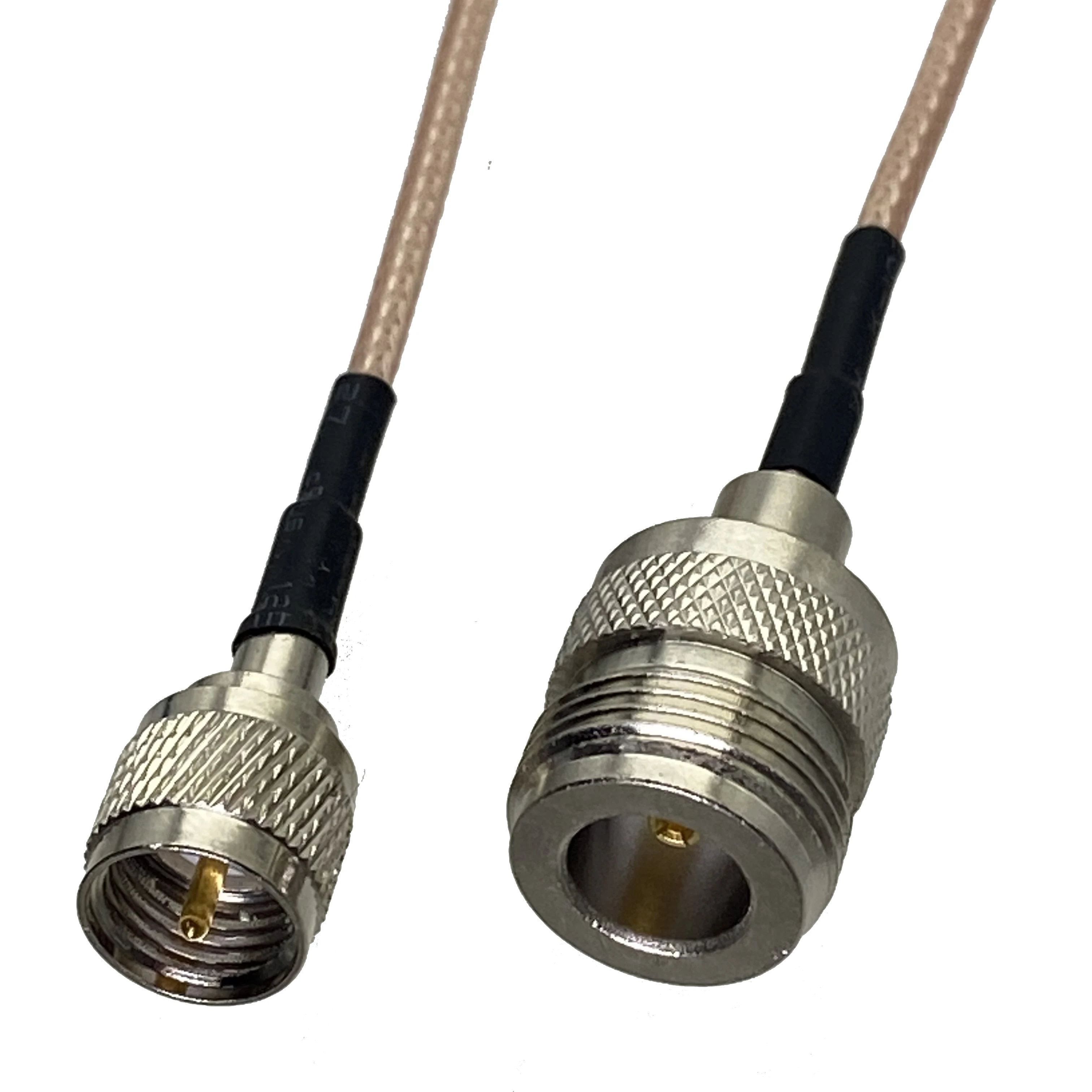 

RG316 Cable N Female Jack to Mini UHF Male Plug Crimp Connector Wire Terminals RF Coaxial Pigtail Jumper 4inch~10M