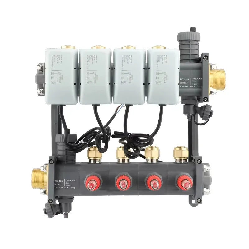 Hvac System Floor Radiant Heating Plastic Manifold