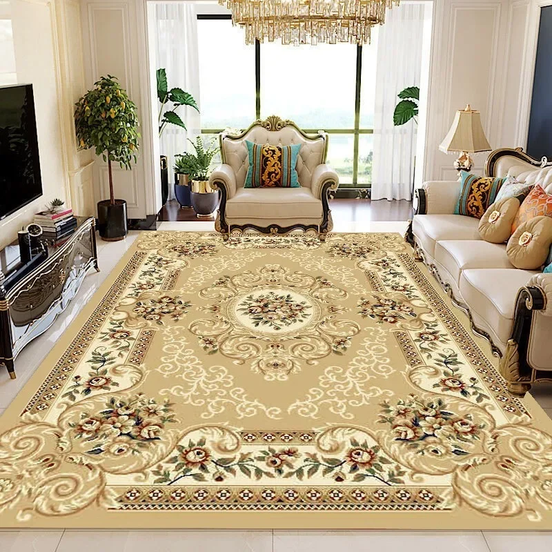 European Luxury carpets for living room Large Size Decoration Carpet Hotel Hall Soft Mat Bedroom Lounge Rug tapis salon 러그 카페트