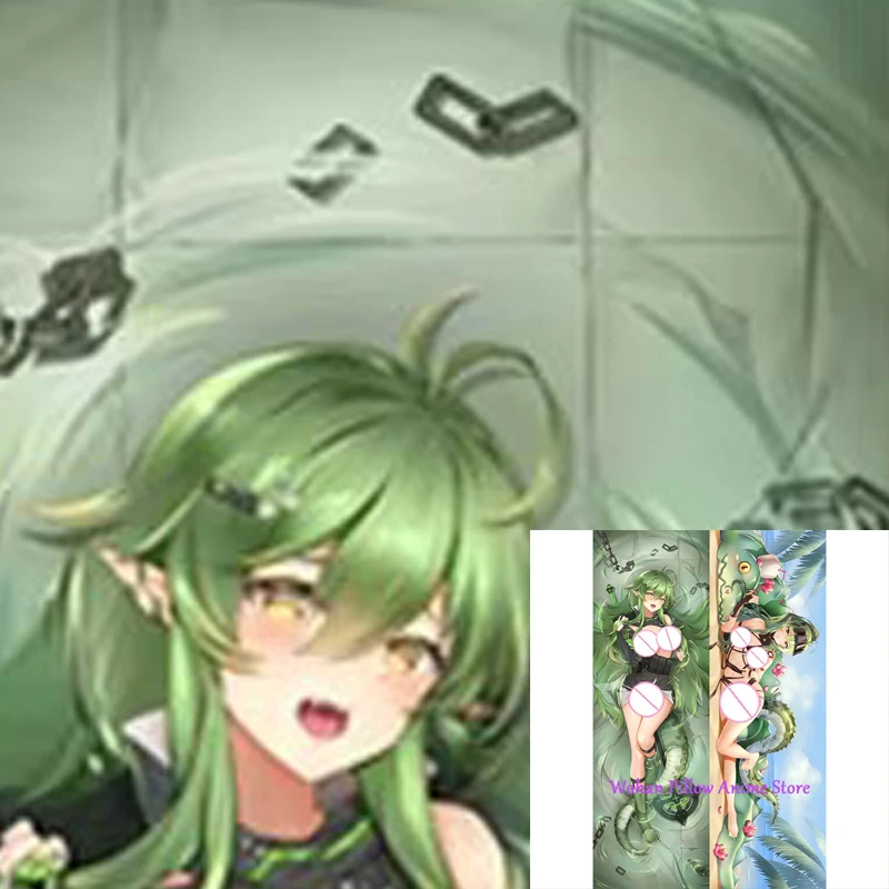 

Dakimakura Anime Pillow Cover Gavial Double Sided Print Life-size Halloween Decoration