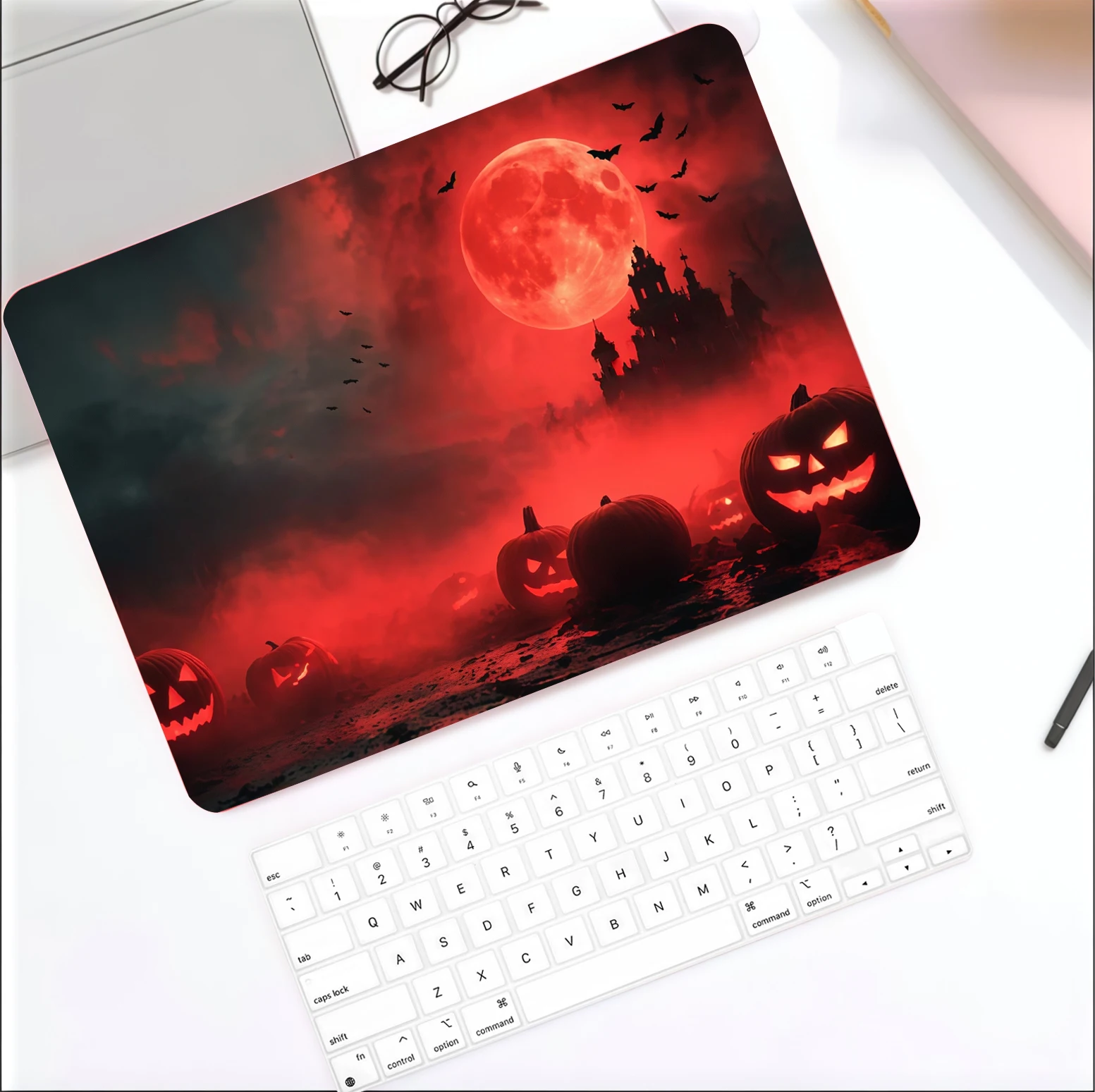

Helloween Print Laptop Case for MacBook Pro 14 M4 2024 Cover model A3401 14.2 Shell for Air/Pro M1 M2 M3 13 14 15 16 16.2 Case