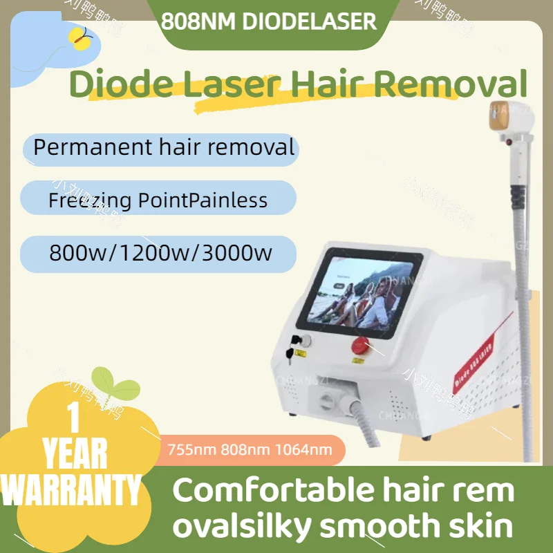 2024 Professional Diode Laser Hair Removal 808nm755nm1064nm 3 WavelengthIce Platinum Laser Beauty Equipment for Salon