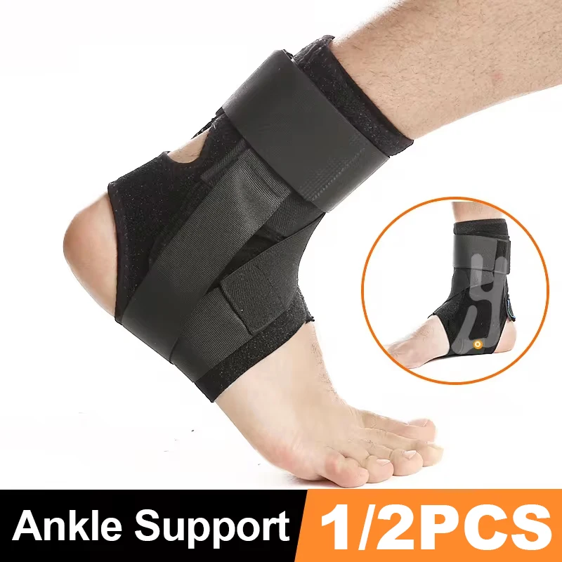 1/2PC Unisex Ankle Support Ankle Sprained Support Brace Basketball Football Volleyball Fitness Ankle Guard for Sprain Prevention