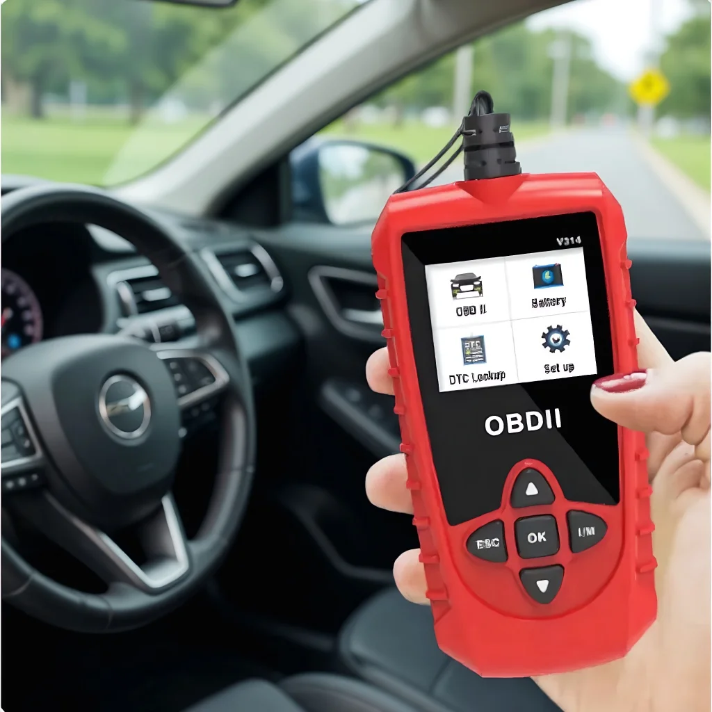 

Universal Car OBDII Scanner - Automotive Diagnostic Tool Onboard Code Reading Card Detector V314