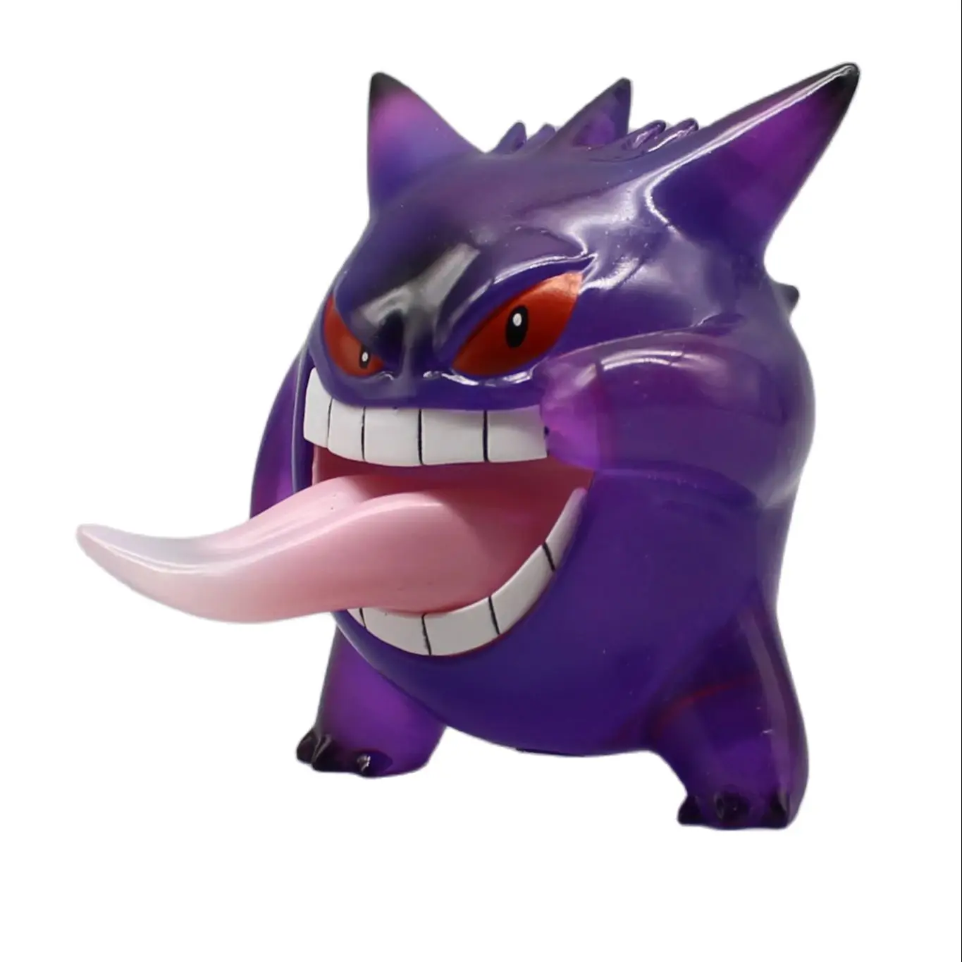 Takara tomy pokemon gengar 3.4 "figura dos desenhos animados, escudo da espada pokémon escarlate violeta apresenta modelo decoração anime boneca do animal de estimação