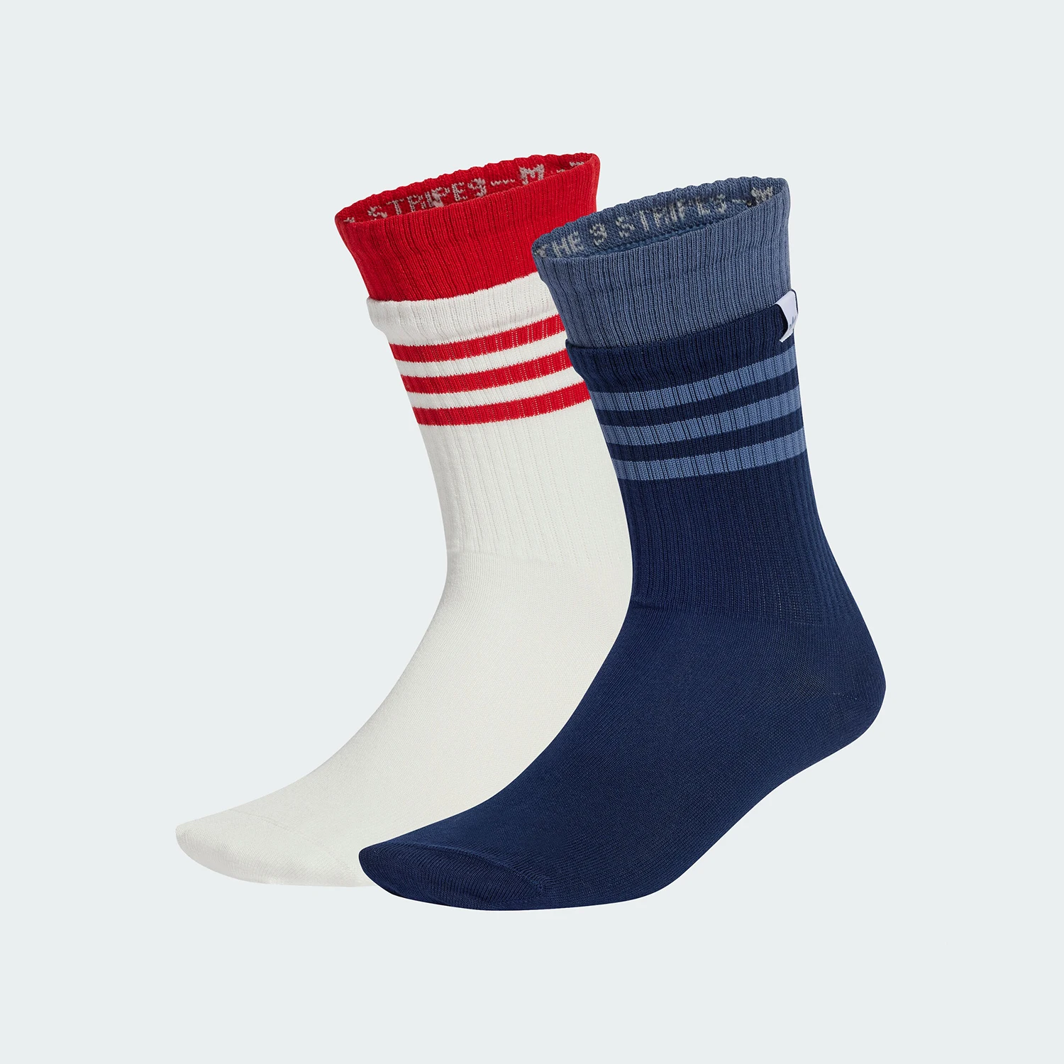 

Adidas Original Trefoil Unisex Retro Sports 2-Pack Socks JC8875