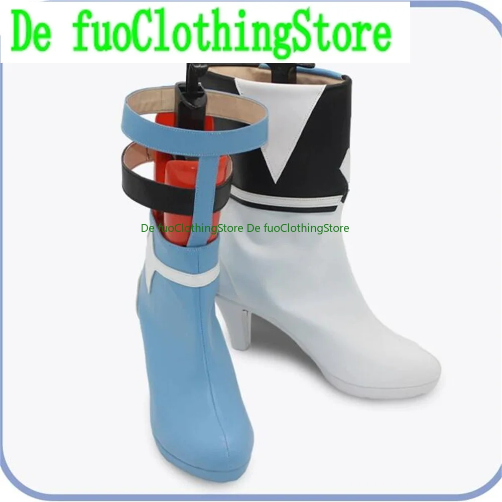 Defuo 4th fes Gawr Gura Virtual You Cosplay Shoes Boots Game Anime Halloween Christmas Shoes Store