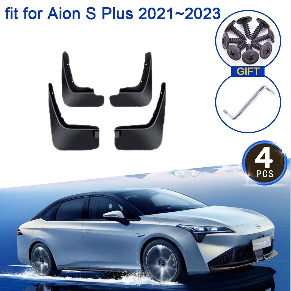 

Auto For GAC Aion S Plus 2021 2022 2023 2024 Accessories Mudflap Front Wheel Mudguard Splash Auto Front Mud Guard MudFlaps Parts