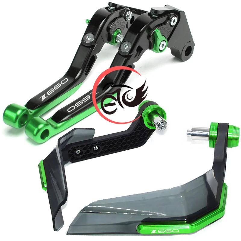 

For Kawasaki Z650 Z-650 2017 2018 2019 2020 2021 Accessories Motorcycle Brake Clutch Levers Handlebar Windshield Guard Protector