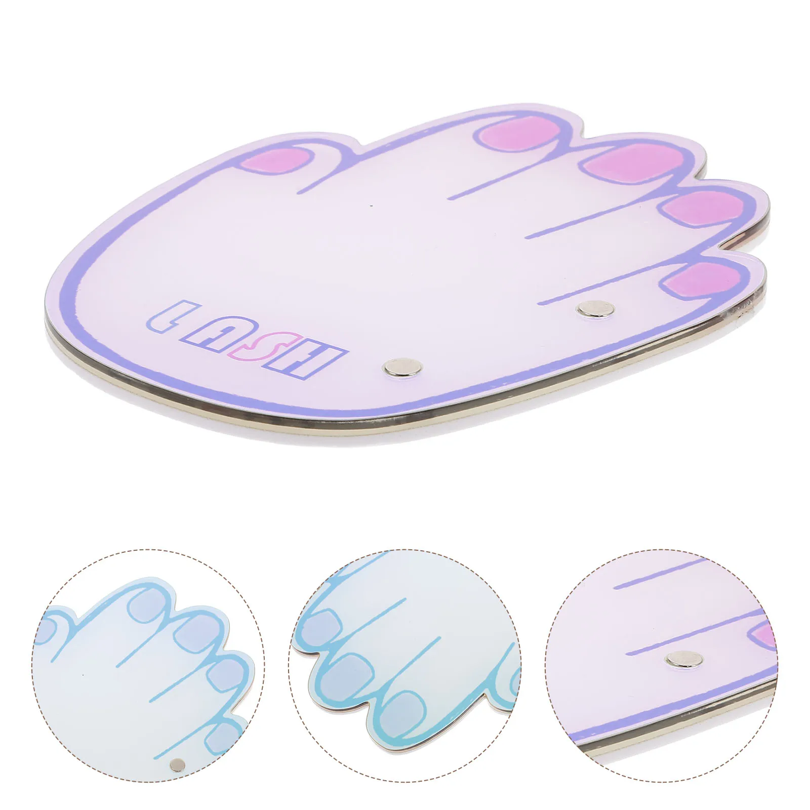 منصة تمديد الرموش المغناطيسي الاكريليك لاش عرض البليت خفيفة الوزن المحمولة بسيطة لاش صينية المنظم رمش وهمية #3