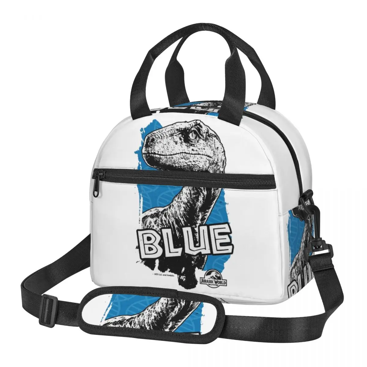 

Термосумка для обедов Jurassic World - Blue Fan Art Graphic, изолированная, для женщин, контейнер для хранения еды, термоконтейнер для бенто, термосумка-холодильник
