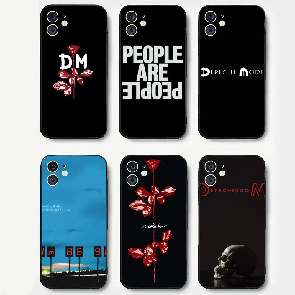 D-depeches M-mode Phone Case Silicone Soft For IPhone 16 15 14 13 12 11 Plus Pro Max Plus