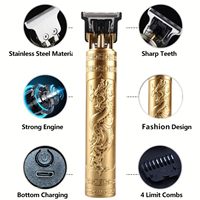 USB Electric Hair Clipper for Men - Rechargeable Hair Cutting Machine Barber Quality Beard Trimmer - Portable Men's Grooming Too