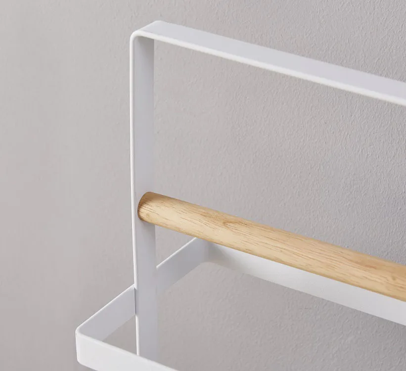 Japanese-style Multi-functional Storage Rack Kitchen Supplies Spice Rack Home User External Storage and Finishing Shelf