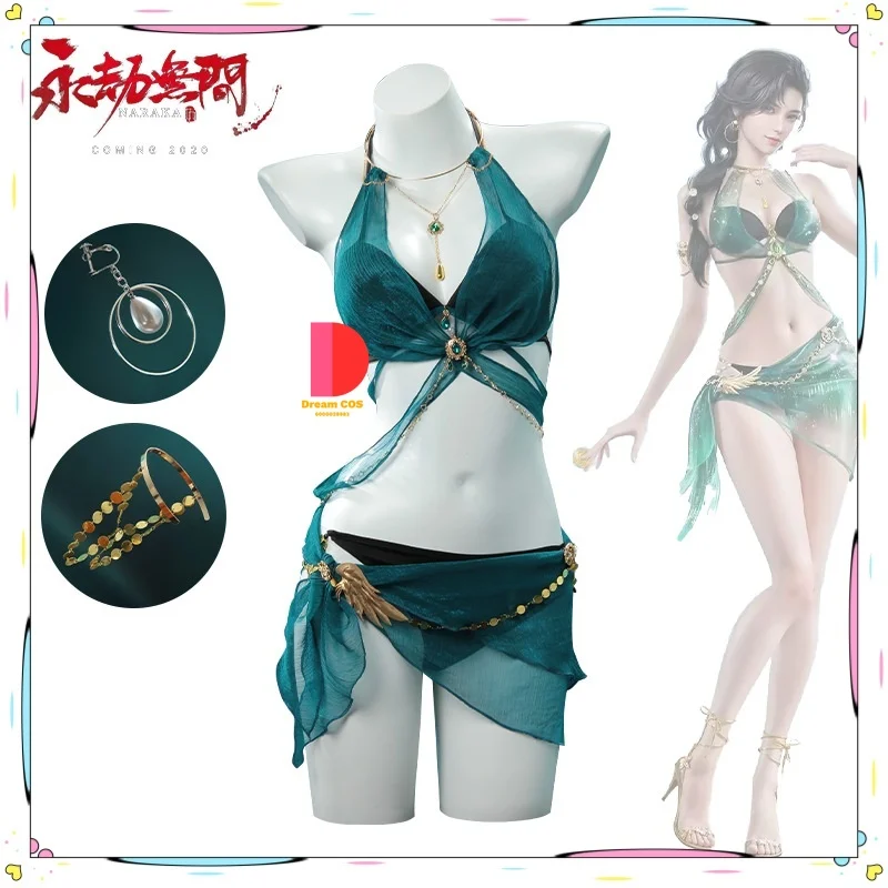 

Naraka: Bladepoint Matari The Woods of Exquisite Sparrows Original - Skin Cosplay Costume Swimsuit Two-dimensional Same - Style