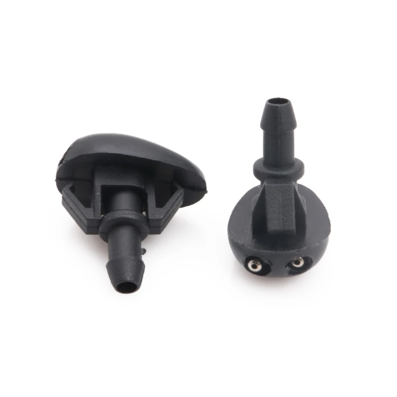 2 Pcs Car Windshield Washer Sprayer Nozzle Dual Holes For Nissan Dropship