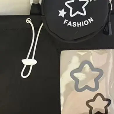 Aesthetic Backpack for Teenage Girls with Pendant College School Backpack Kawaii Backpack Laptop Backpack Travel Daypack