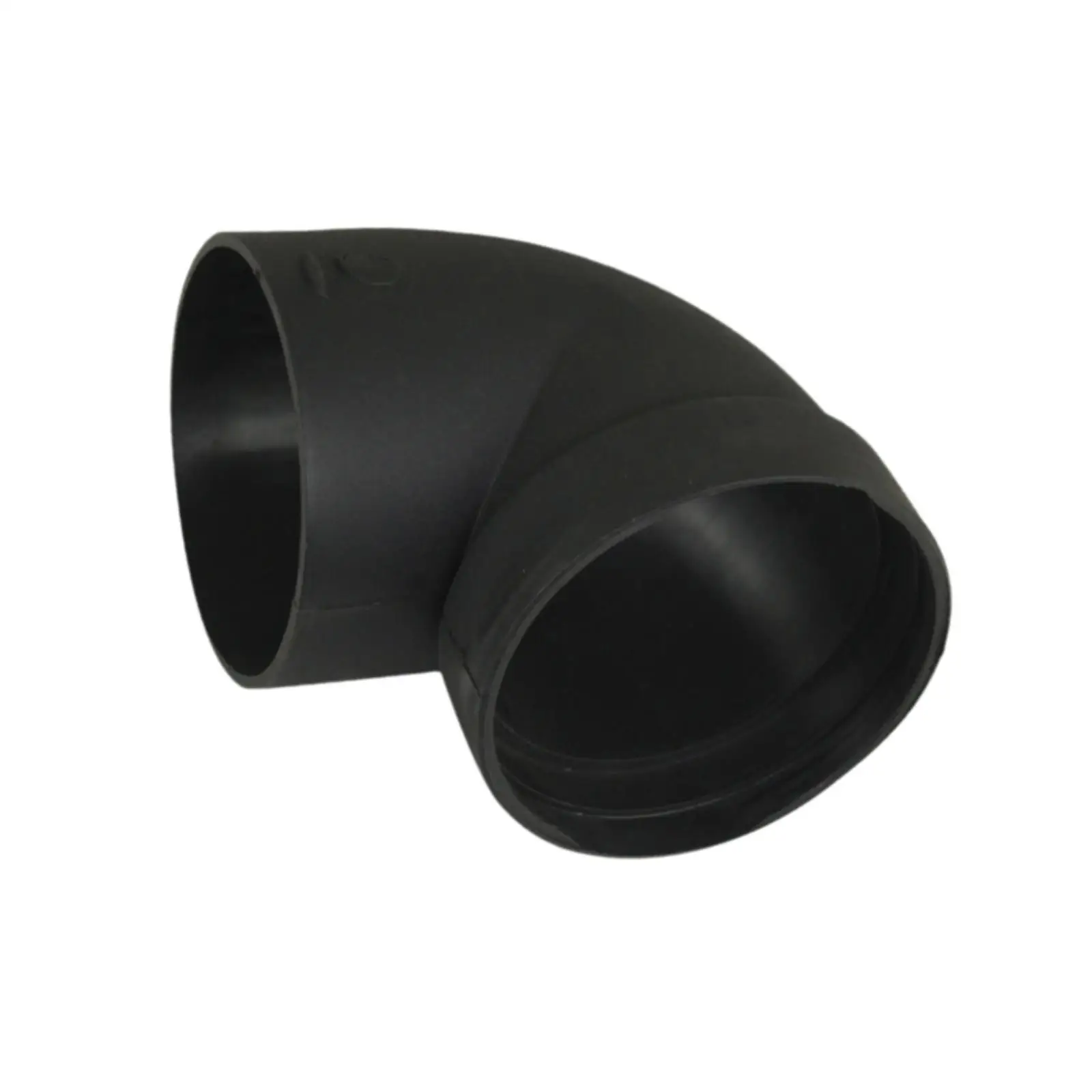 Pipa Ducting udara mobil generik Outlet siku Universal hitam profesional 75mm