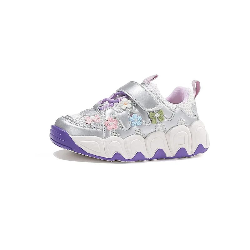 

Girls' Princess-Inspired Summer Open-Toe Breathable Mesh Sandals Children's Athletic Shoes New Style