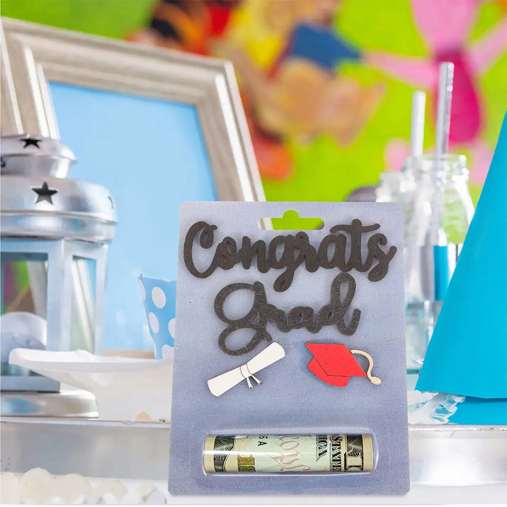 40Pcs Cash Holder Clear DIY Money Card Holder Transparent Dome Plastic Card Organizer Portable Wallet Travel Office Use
