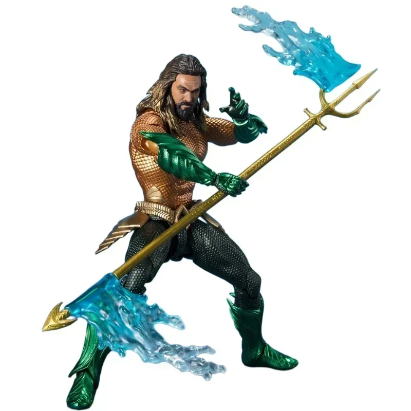 In Stock Original Bandai SHF The Lost Kingdom Aquaman Aquaman 2 Action Figure Animation Toys Gift Model Collector Anime Hobby