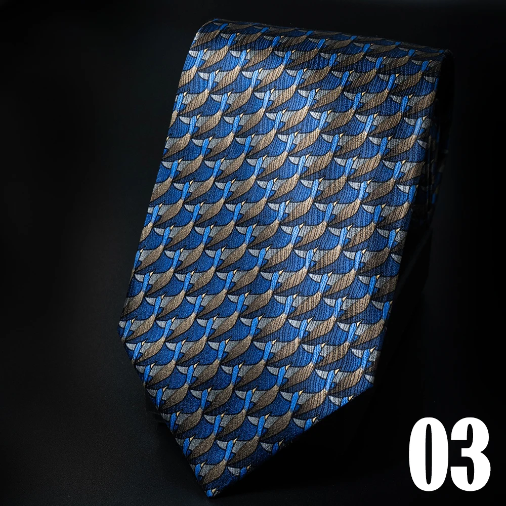 100% Real Silk Men Necktie 10cm Wide Classic Business Formal Neck Tie Luxury Pure Natural Silk Knit Woven Necktie For Wedding