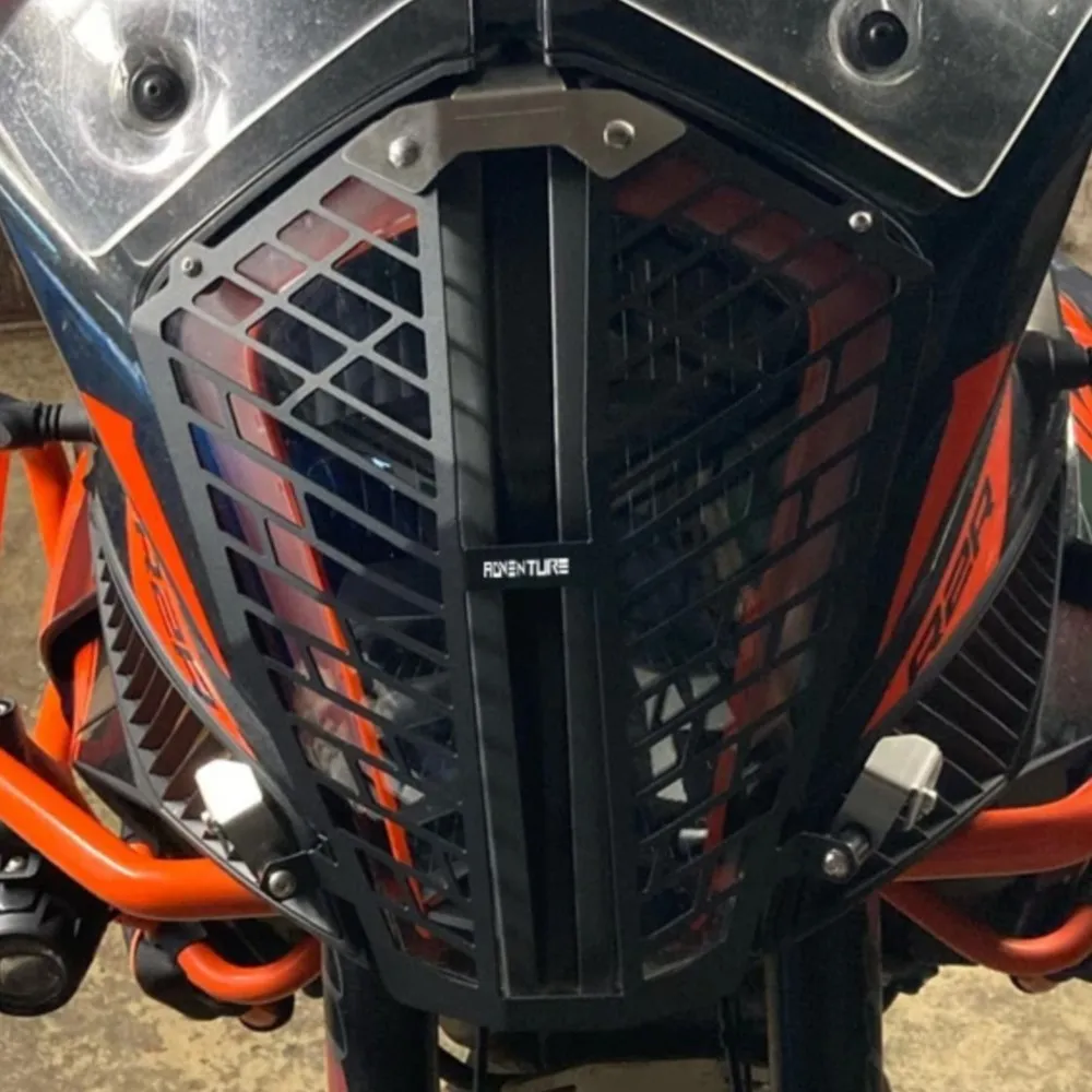 Motorcycle Accessories Headlight Guard HeadLamp Mesh Grille Lampshade Cover For 1290 Super Adventure S R 2017 2018 2019 2020
