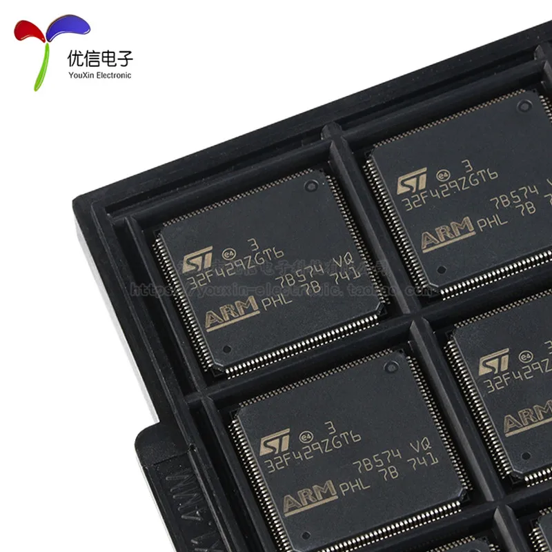 5PCS original authentic STM32F429ZGT6 LQFP-144 ARM Cortex-M4 32-bit microcontroller MCU