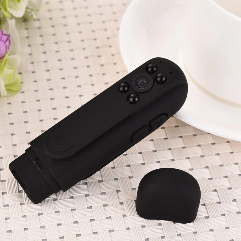 Mini Logger HD Digital 1080P Wide Angle Body Cam Motion Detection Snapshot Logger Black 1 Set