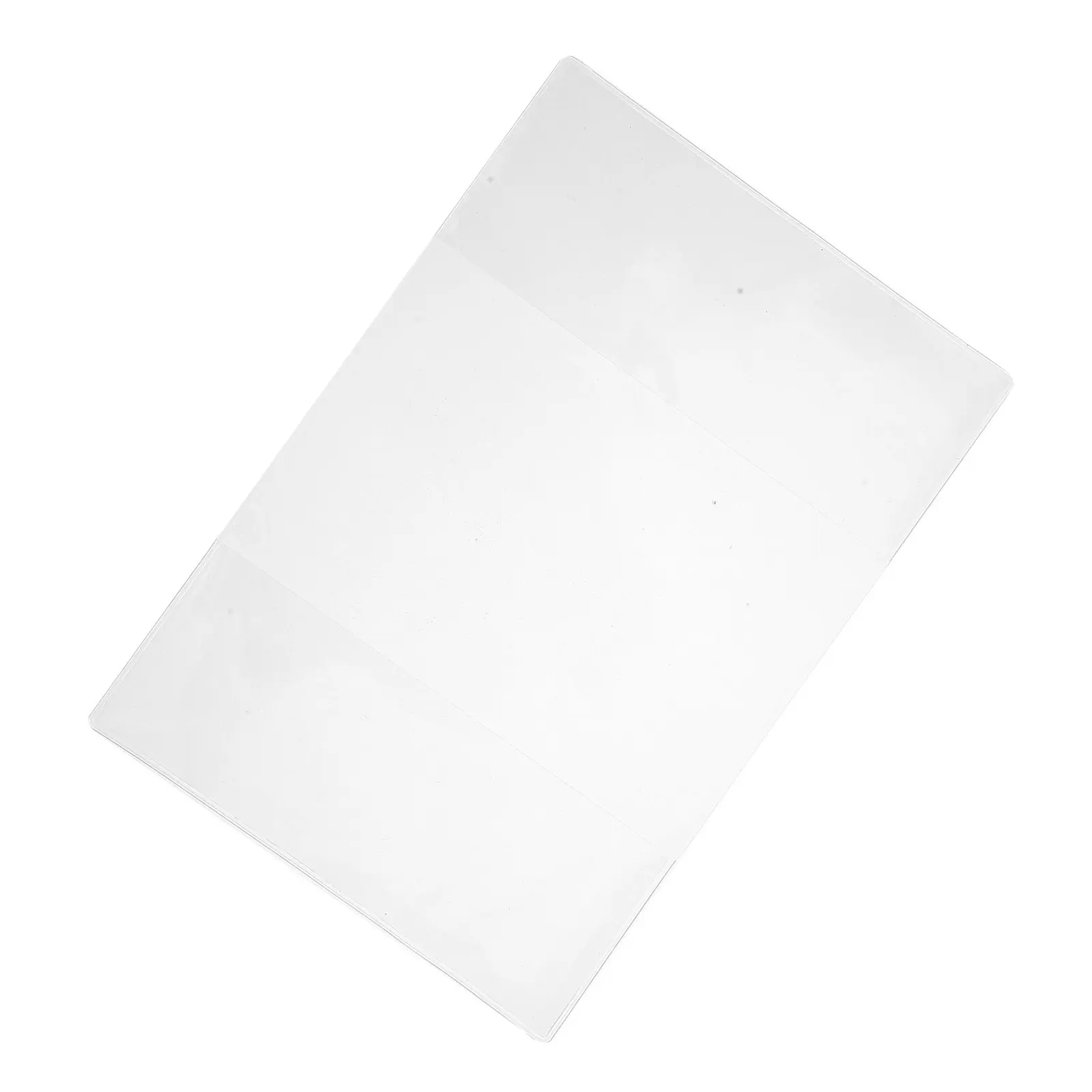 A6 Transparent PVC Planner Cover Sleeve Book Protector for Loose Leaf Notebook Textbook Diary Scrapbook Journal Refillable