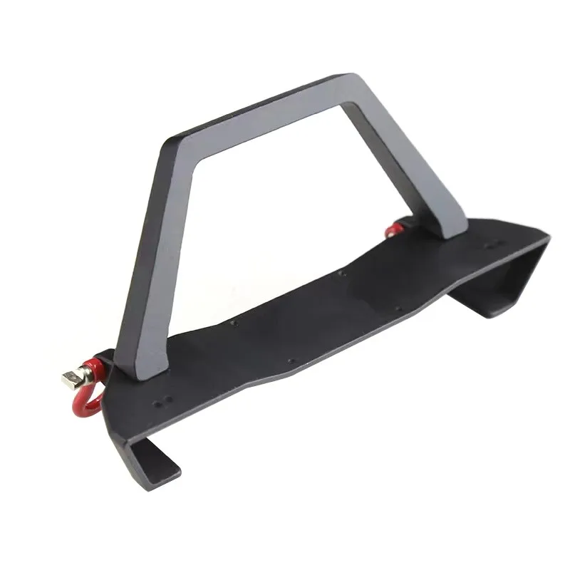 Metalowy Przedni Zderzak z Lampami Ulepszone Części Akcesoria do 1/10 Rc Crawler Axial Scx10 Ii 90046/47 Traxxas Trx-4 Trx4