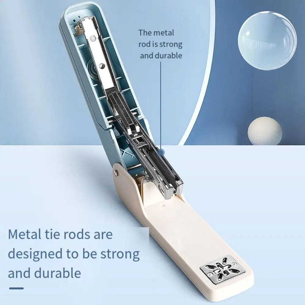 360 도 회전 데스크탑 스테이플러, 다기능 금속 노동 절약 스테이플러, 간편한 사용, 간단한 종이 스테이플 기계 비즈니스