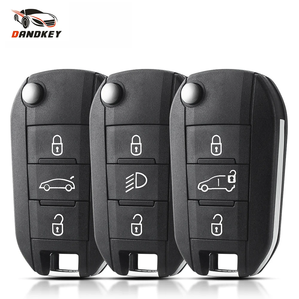 

62gi корпус автомобильного ключа для Citroen C-Elysee для Peugeot 208 301 308 508 2008 3008 5008 RCZ Expert Partner Rifter Traveller Light