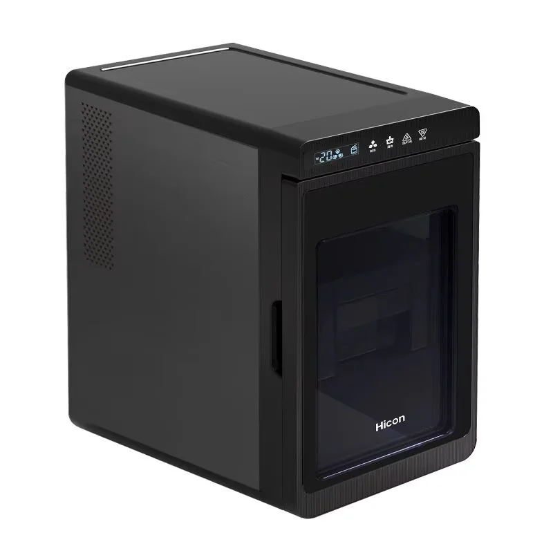 Máquina para Hacer Hielo Doméstica de 220V, Autolimpiante, Ahorro de Energía, Cubos Grandes, Silenciosa, Mini Máquina de Hielo con Nivel de Ruido Inferior a 45dB, Máquina para Hacer Cubos de Hielo para Whisky