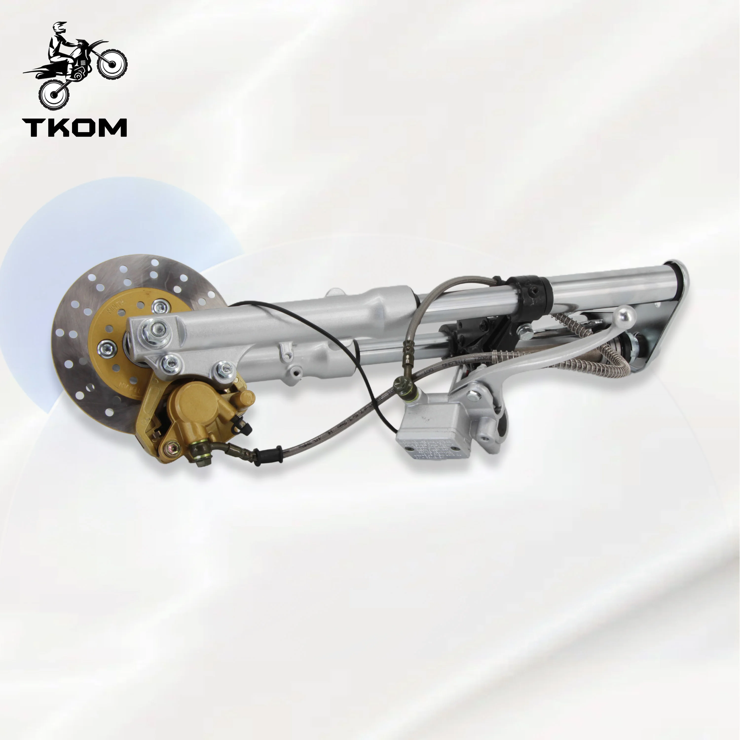 Monkey Motorcycle Front Fork Shock Absorber with brake caliper disc assembly for Honda Monkey Z50 bike spare parts