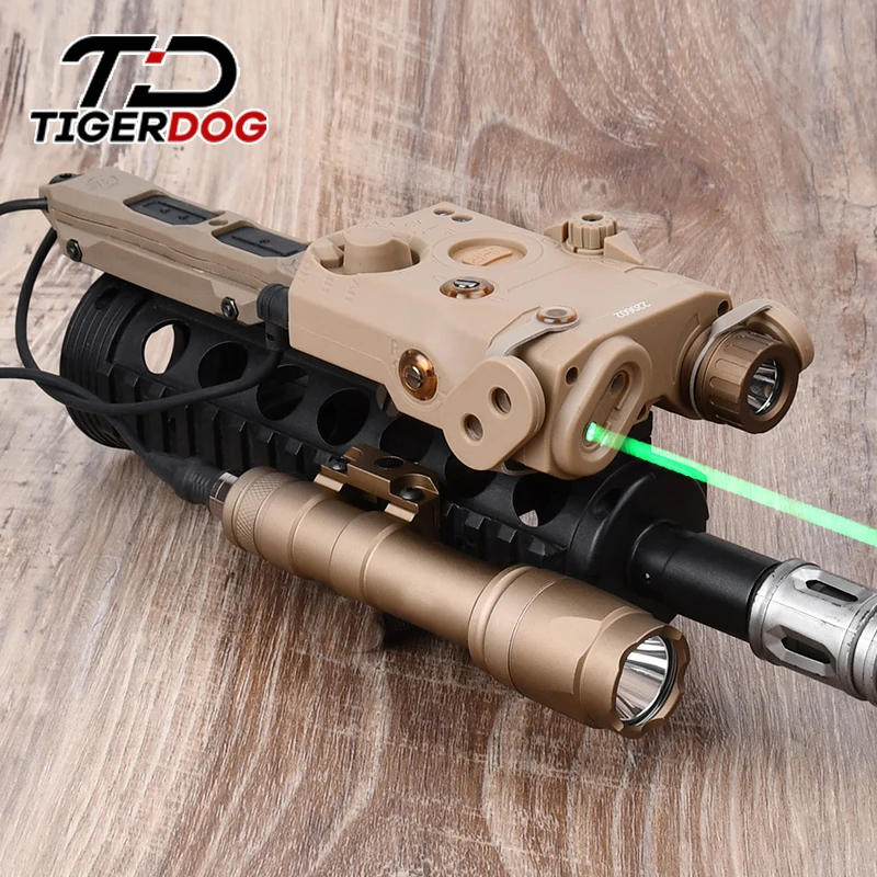 Taktyczny PEQ lampa IR Laser PEQ-15 czerwony zielony niebieski celowanie myśliwskie Airsoft czerwona kropka wskaźnik broni M300 M600 latarka i