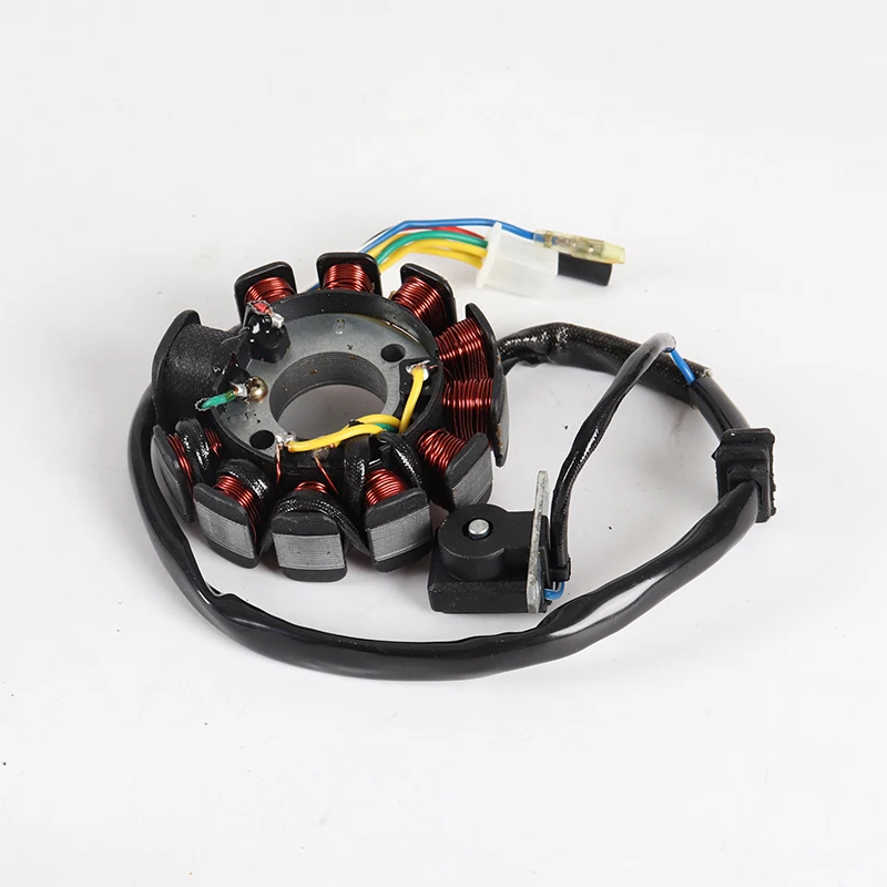 Motorcycle Generator Stator Coil 11 Poles 6 Copper Wire Magneto For GY6 125CC CB125 ZS125 Scooter Moped Motorcycle Accessories