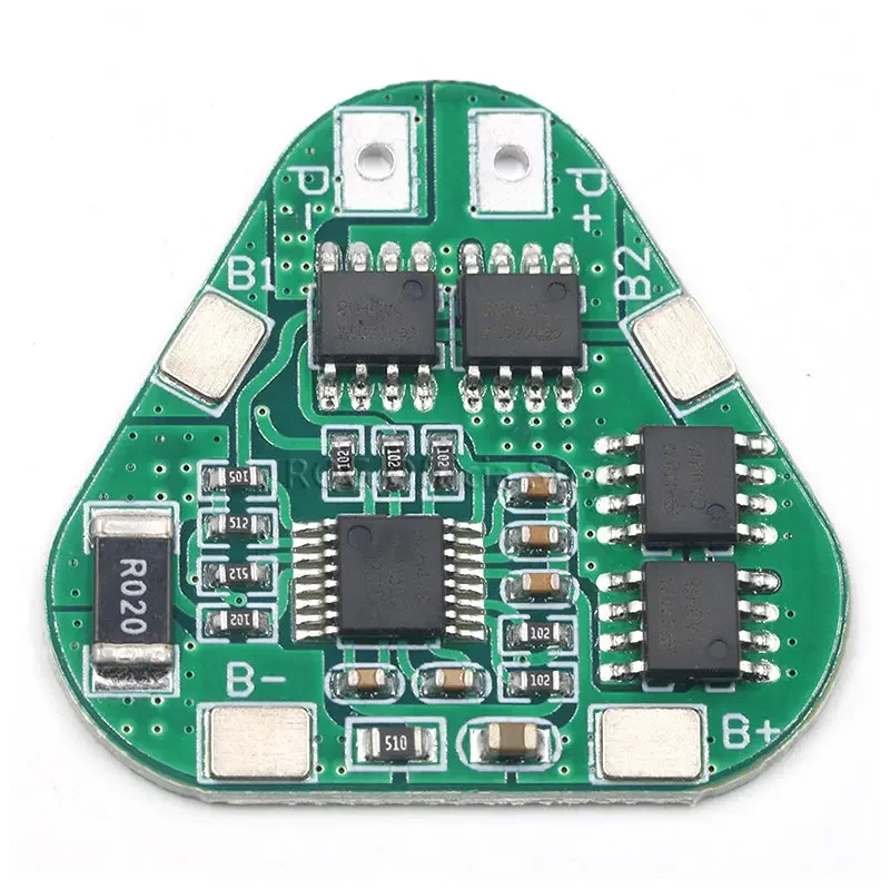 Placa da proteção da bateria do lítio, sobrecarga-descarga protege, 8A 3 bloco da pilha, PWB do Li-íon BMS PCM, 11.1 12.6V, 3S, 12V, 18650