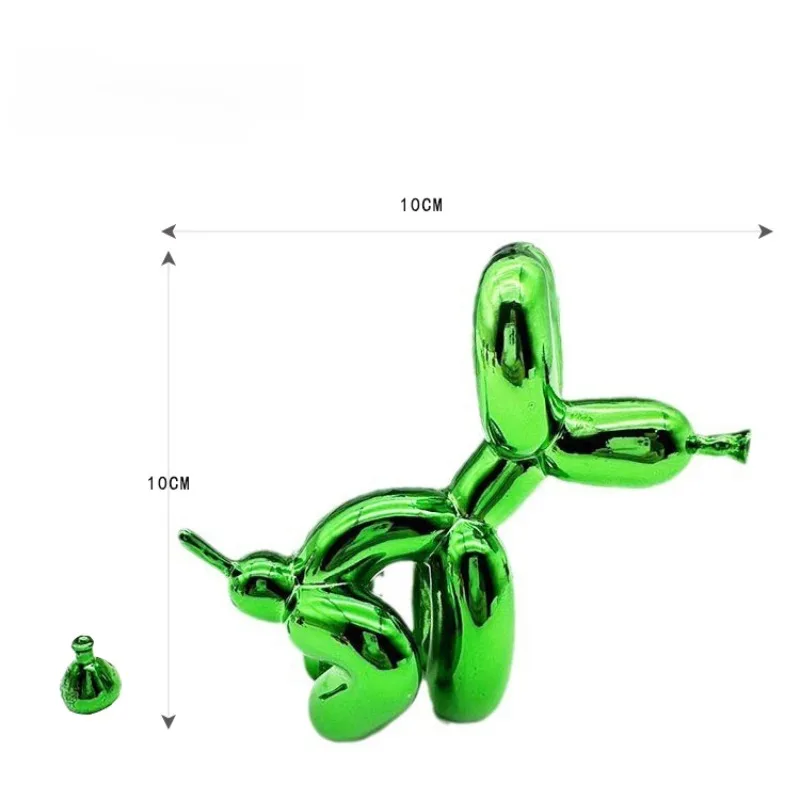 2024 New Fashionable Classic Poo Dog Ornament Balloon Dog Ornament Tide Play Ornament Resin Crafts Home Ornament New Product