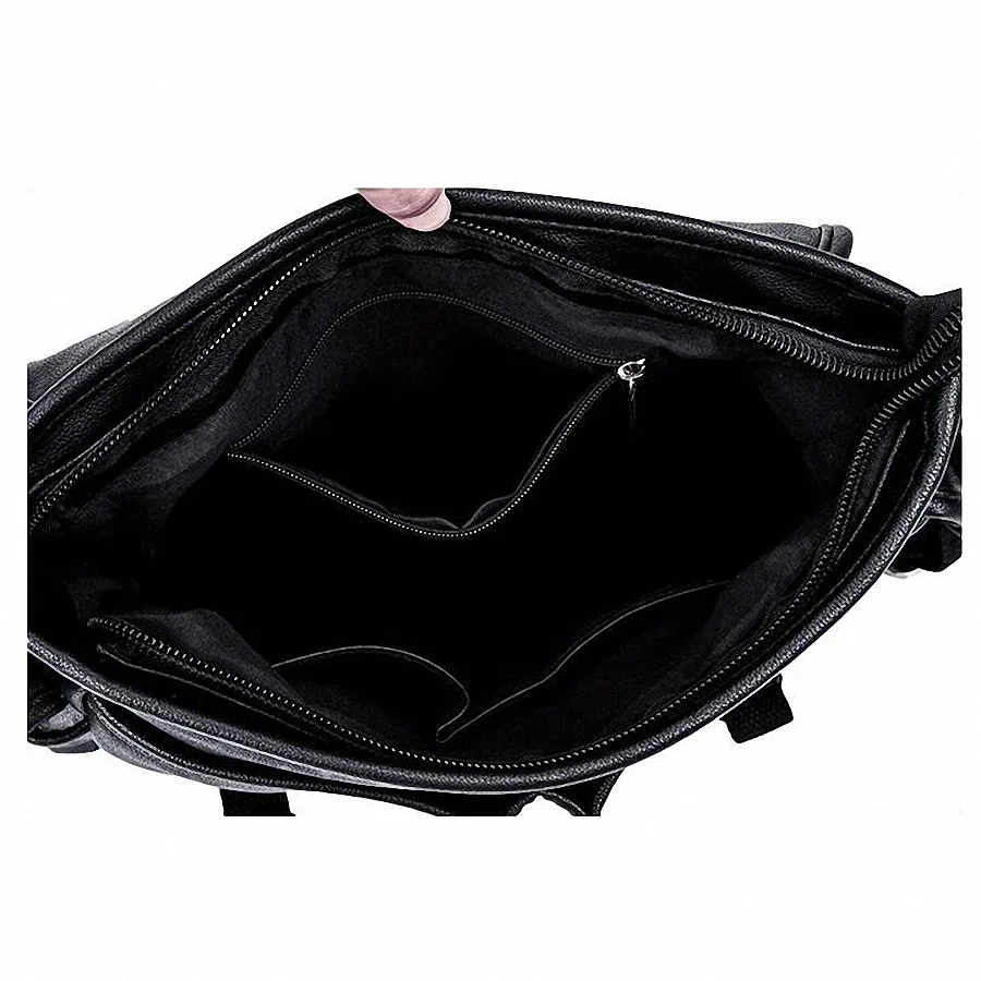 High Quality Leather Men Bag Casual Business Leather Mens Messenger Bag Fashion Men\'s Crossbody Bag Bolsas Male