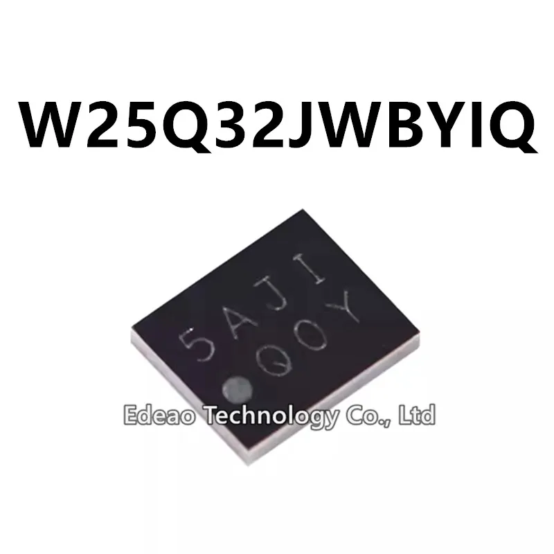 10~100Pcs/lot NEW W25Q32JWBYIQ WLCSP-12 W25Q32JWBYI W25Q32JWBY W25Q32JWB W25Q32JW W25Q32J W25Q32 25Q32 SMD Marking:5AJI 5AJ1