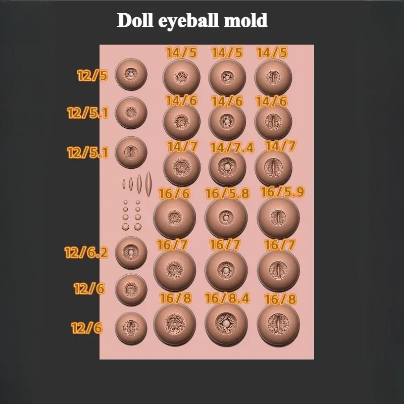Ultralekka gliniana lalka z kreskówek Element kwadratowy Koralik do oczu Silikonowa forma DIY Glina polimerowa Animacja Postać Narzędzia do robienia oczu