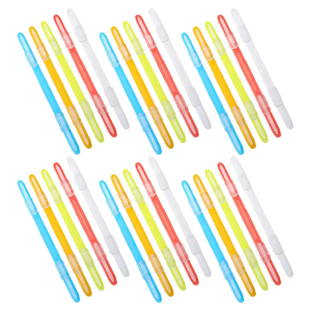 

30Pcs Plastic Paper Fasteners Binder Clips for Document Organization Loose-Leaf Paper Clamping Compact Portable Office School