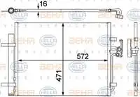 8FC351303-201 for air conditioner radiator MONDEO IV S MAX 07//GALAXY 1.6//tdci/tdci S60 S80